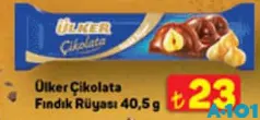 ÜLKER ÇİKOLATA FINDIK RÜYASI 40,5 G